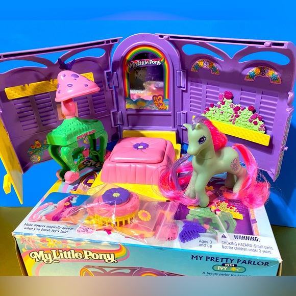 MY LITTLE PONY G2 VTG 90s MY PRETTY PARLOR SET HAIRSTYLING & FASHION… - Picture 2 of 15